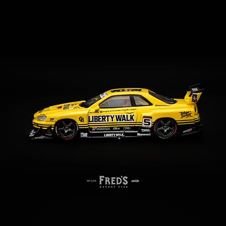 MINI GT MINI GT #1182R Nissan LB-ER34 Super Silhouette SKYLINE Sport Yellow 圖片 3