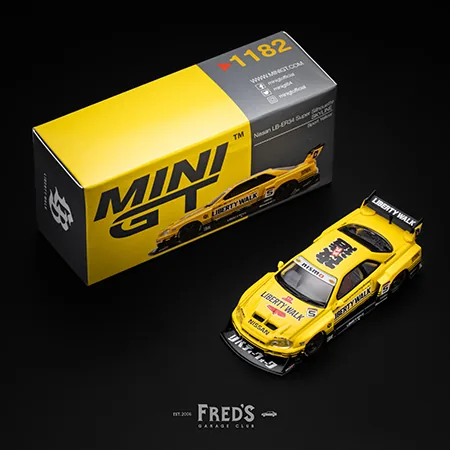 MINI GT MINI GT #1182R Nissan LB-ER34 Super Silhouette SKYLINE Sport Yellow 圖片 4