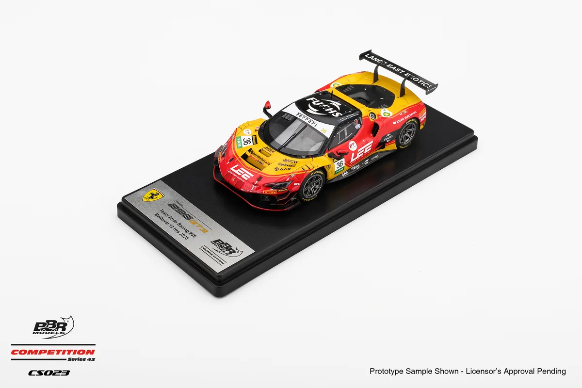 BBR BBR CS023 1/43 Ferrari 296 GT3 #36 ARISE RACING 2025 Bathurst 12 Hrs