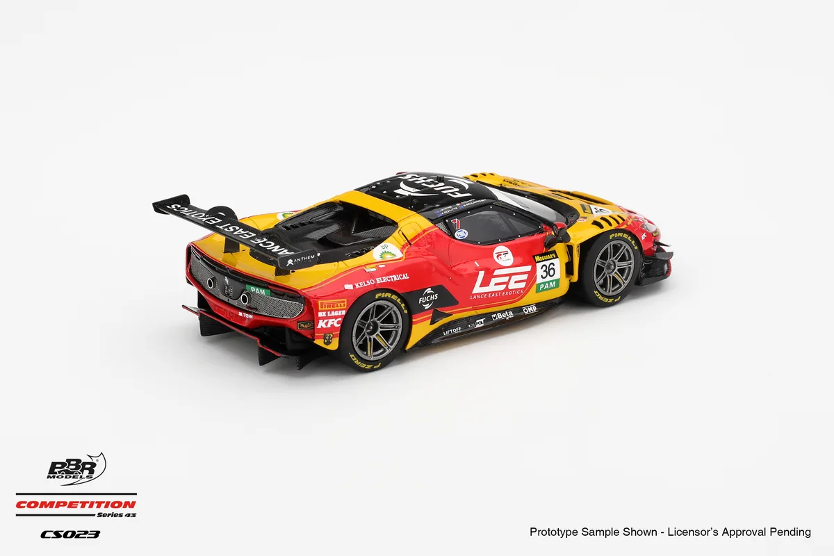 BBR BBR CS023 1/43 Ferrari 296 GT3 #36 ARISE RACING 2025 Bathurst 12 Hrs 圖片 3
