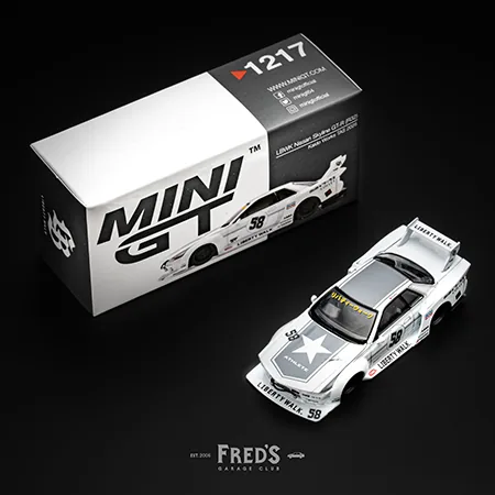 MINI GT MINI GT #1217R LBWK Nissan Skyline GT-R (R32) Kaido Works TAS 2025 圖片 4