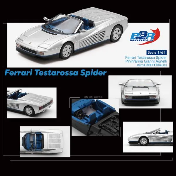 BBR BBR 1/64 Ferrari Testarossa Spider Pininfarina Gianni Agnelli 圖片 6