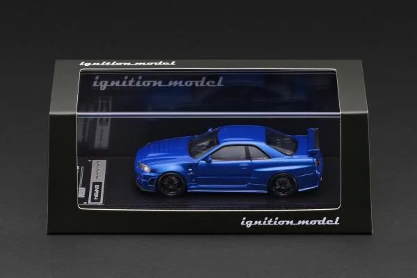 Ignition Model ignition model 1/64 Nissan Skyline GT-R (BNR34) NISMO customized Blue Metallic
