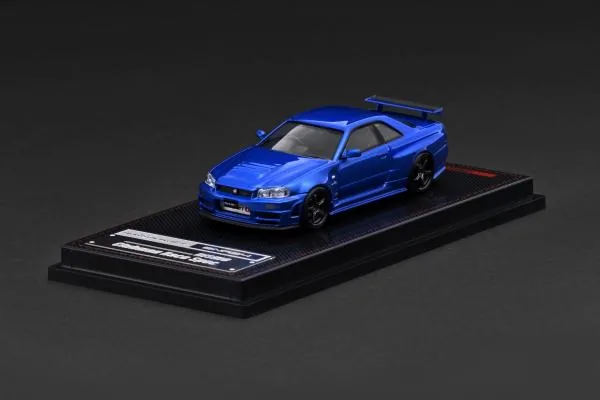 Ignition Model ignition model 1/64 Nissan Skyline GT-R (BNR34) NISMO customized Blue Metallic 圖片 5