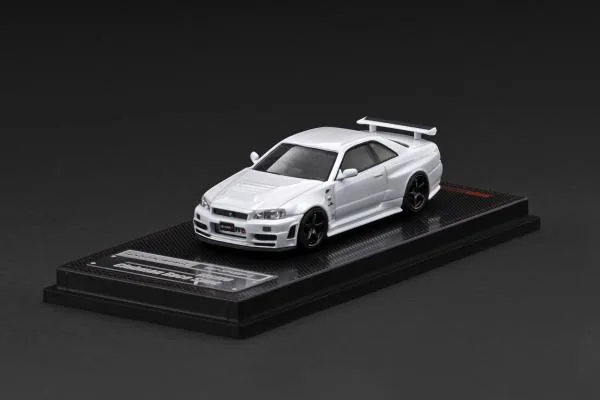 Ignition Model ignition model 1/64 Nissan Skyline GT-R (BNR34) NISMO customized White Metallic 圖片 5