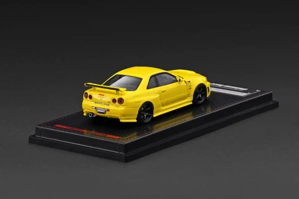 Ignition Model ignition model 1/64 Nissan Skyline GT-R (BNR34) NISMO customized Yellow Metallic 圖片 3