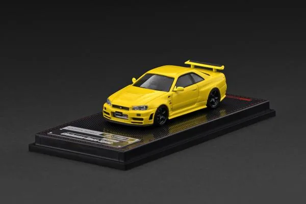Ignition Model ignition model 1/64 Nissan Skyline GT-R (BNR34) NISMO customized Yellow Metallic 圖片 5