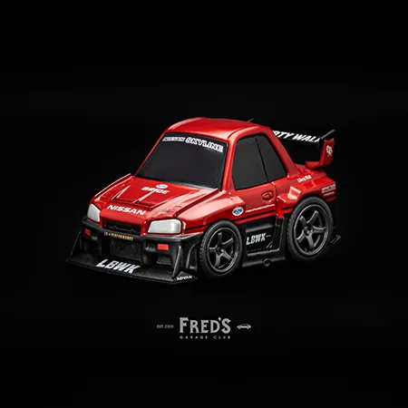 QubeCarz QubeCarz 010 Nissan LB-ER34 Super Silhouette SKYLINE Red/Black