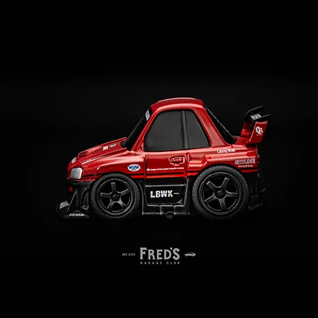 QubeCarz QubeCarz 010 Nissan LB-ER34 Super Silhouette SKYLINE Red/Black 圖片 7