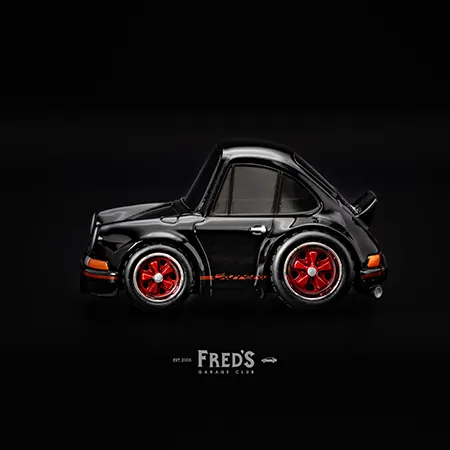 QubeCarz QubeCarz 012 Porsche 911 Carrera RS 2.7 Black/Red 圖片 3