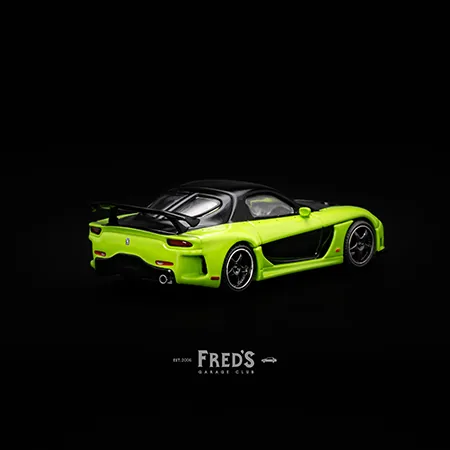 MINI GT MINI GT #1223 Mazda RX-7 VeilSide Fortune7 Green 圖片 2