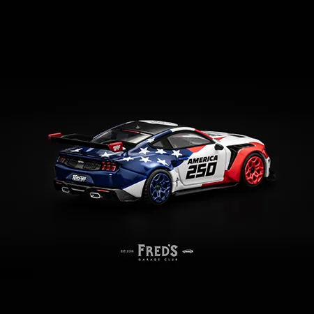 MINI GT MINI GT #1301BL Ford Mustang GTD America 250 美國建國250周年紀念 圖片 2