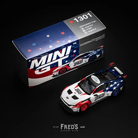 MINI GT MINI GT #1301BL Ford Mustang GTD America 250 美國建國250周年紀念 圖片 6