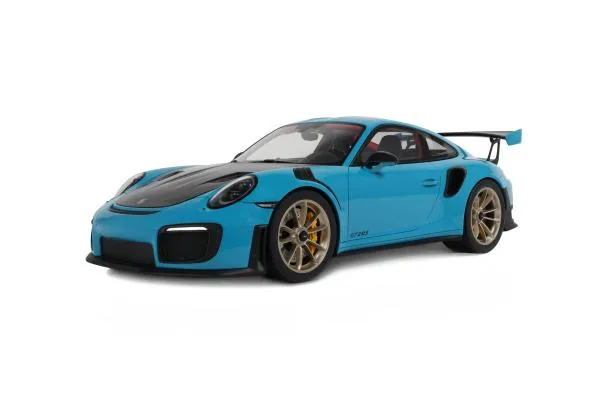 GT Spirit GT Spirit GT962 1/12 PORSCHE 911 [991.2] GT2 RS MIAMI BLUE 2018 圖片 3