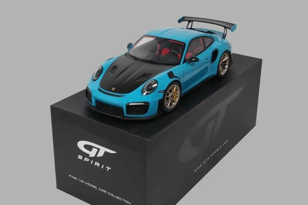 GT Spirit GT Spirit GT962 1/12 PORSCHE 911 [991.2] GT2 RS MIAMI BLUE 2018 圖片 5