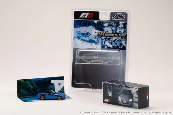 Hobby Japan HOBBY JAPAN HJDMD012 1/64 Honda S2000 INITIAL D Toshiya Joshima VS Takumi Fujiwara 圖片 8