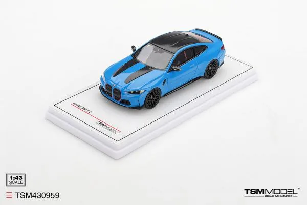 TSM MODEL TSM Model TSM430959 1/43 BMW M4 CS Riviera Blue 圖片 2
