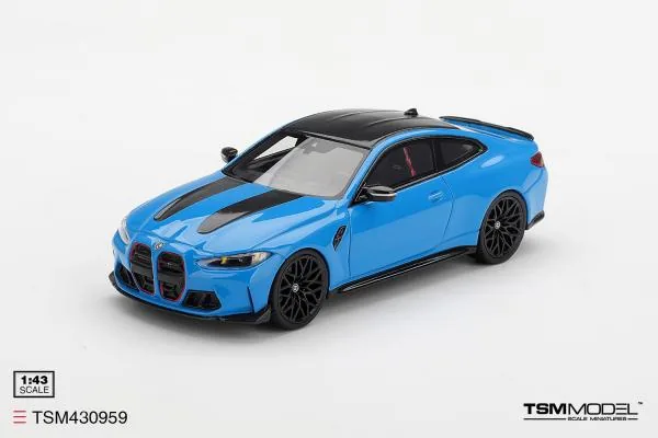 TSM MODEL TSM Model TSM430959 1/43 BMW M4 CS Riviera Blue 圖片 3