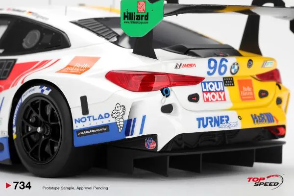 TOP SPEED Top speed TS0734 1/18 BMW M4 GT3 EVO #96 Turner Motorsport 2026 IMSA Daytona 24 Hrs