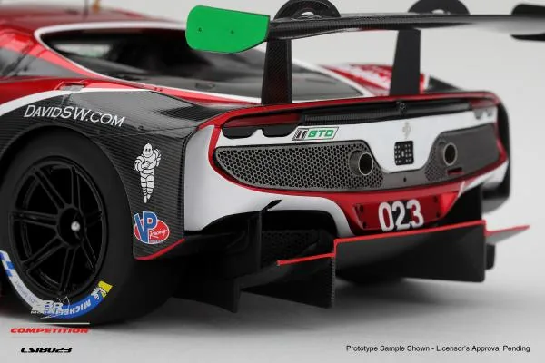 BBR BBR CS18023 1/18 Ferrari 296 GT3 #023 Triarsi Competizione 2025 IMSA Petit Le Mans