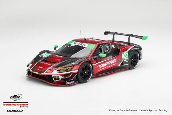 BBR BBR CS18023 1/18 Ferrari 296 GT3 #023 Triarsi Competizione 2025 IMSA Petit Le Mans 圖片 8