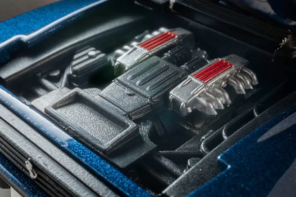 TOMYTEC TLV TOMYTEC TLV 1/64 LVN Ferrari Testarossa (early model, navy blue)