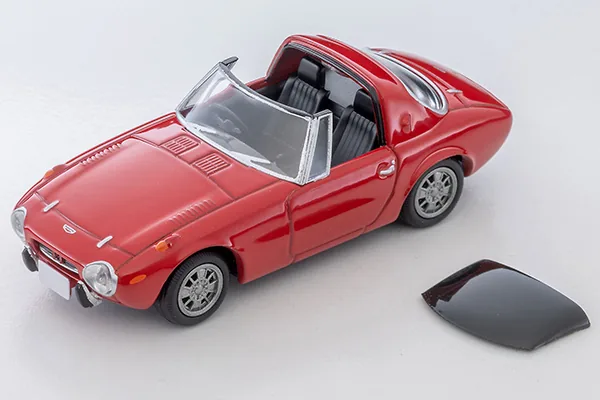 TOMYTEC TLV TOMYTEC TLV 1/64 LV139d Toyota Sports 800 with custom wheels (red), 1969 model year