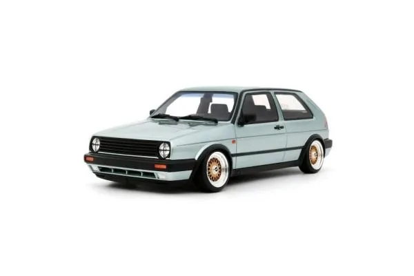 OttO mobile OttO mobile OT1262 1/18 VOLKSWAGEN GOLF II GTI "STANCE" CALYPSO GREEN 1991 圖片 5