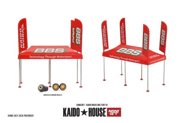 MINI GT × KAIDO HOUSE MINI GT x KAIDO HOUSE KHMG307 Kaido House BBS Tent V2
