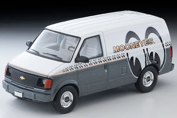 TOMYTEC TLV TOMYTEC TLV 1/64 LVN344c Chevrolet Astro Van (MOONEYES) White/Gray 圖片 2