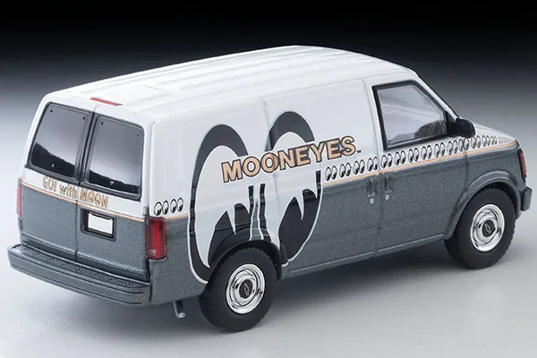 TOMYTEC TLV TOMYTEC TLV 1/64 LVN344c Chevrolet Astro Van (MOONEYES) White/Gray 圖片 3