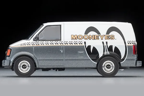 TOMYTEC TLV TOMYTEC TLV 1/64 LVN344c Chevrolet Astro Van (MOONEYES) White/Gray 圖片 4