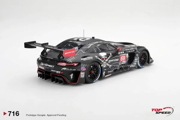TOP SPEED Top speed TS0716 1/18 Mercedes-AMG GT3 #69 GetSpeed 2026 IMSA Daytona 24 Hrs