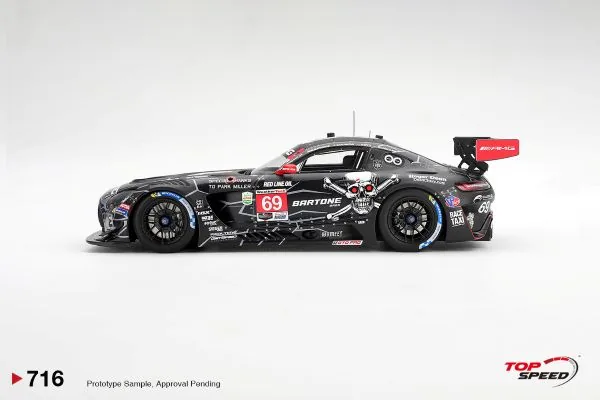 TOP SPEED Top speed TS0716 1/18 Mercedes-AMG GT3 #69 GetSpeed 2026 IMSA Daytona 24 Hrs 圖片 3
