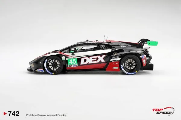 TOP SPEED Top speed TS0742 1/18 Lamborghini Huracan GT3 EVO2 #45 DEX Wayne Taylor Racing 2026 IMSA Daytona 24