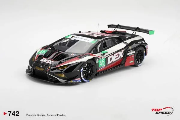 TOP SPEED Top speed TS0742 1/18 Lamborghini Huracan GT3 EVO2 #45 DEX Wayne Taylor Racing 2026 IMSA Daytona 24 圖片 2