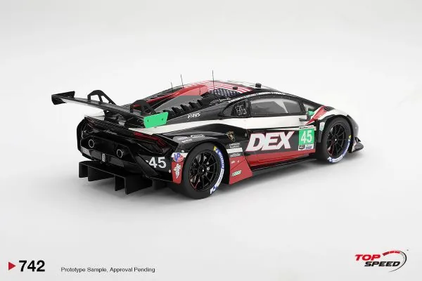 TOP SPEED Top speed TS0742 1/18 Lamborghini Huracan GT3 EVO2 #45 DEX Wayne Taylor Racing 2026 IMSA Daytona 24 圖片 3