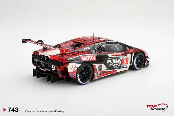 TOP SPEED Top speed TS0743 1/18 Lamborghini Temerario GT3 #9 Pfaff Motorsports 2026 IMSA Sebring 12 Hrs 圖片 3