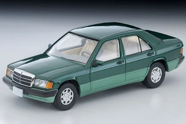 TOMYTEC TLV TOMYTEC TLV 1/64 LVN77d Mercedes-Benz 190 E (Green), 1992 model year 圖片 2