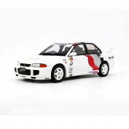 OttO mobile OttO mobile OT1344 1:18 MITSUBISHI LANCER EVO III SCOTIA WHITE W83 1995 圖片 2