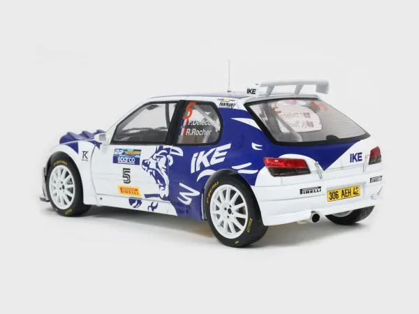 SOLIDO SOLIDO S1808312 1:18 PEUGEOT 306 MAXI WHITE F.DELECOUR / R.ROCHE #5 RALLYLEGEND 2024 圖片 4