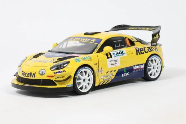 SOLIDO SOLIDO S1801634 1:18 ALPINE A110 RGT+ YELLOW #4 M.FUSTER / D.FUENTES RALLYE DU MONT BLANC 2025 圖片 5