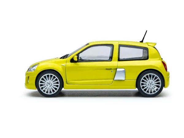 SOLIDO SOLIDO S4318104 1:43 RENAULT CLIO V6 PH.2 ACID YELLOW 2004 圖片 4