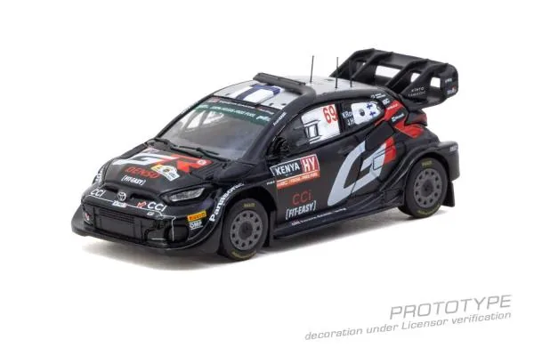 Tarmac Works TARMAC WORKS HOBBY64 Toyota GR YARIS Rally1 HYBRID Safari Rally Kenya 2024 Winner 圖片 4