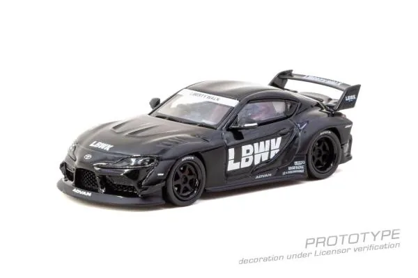 Tarmac Works TARMAC WORKS HOBBY64 LB-WORKS TOYOTA SUPRA (A90) Black 圖片 4