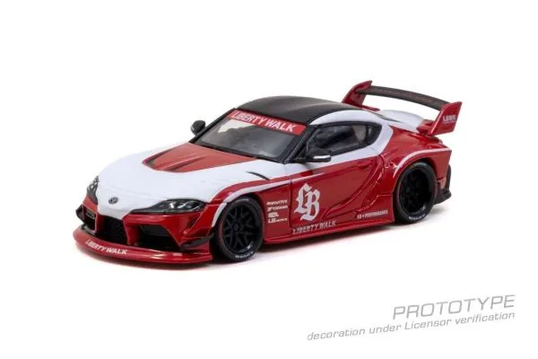 Tarmac Works TARMAC WORKS HOBBY64 LB-WORKS TOYOTA SUPRA (A90) Red 圖片 4